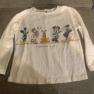 Disney character long sleeve tee